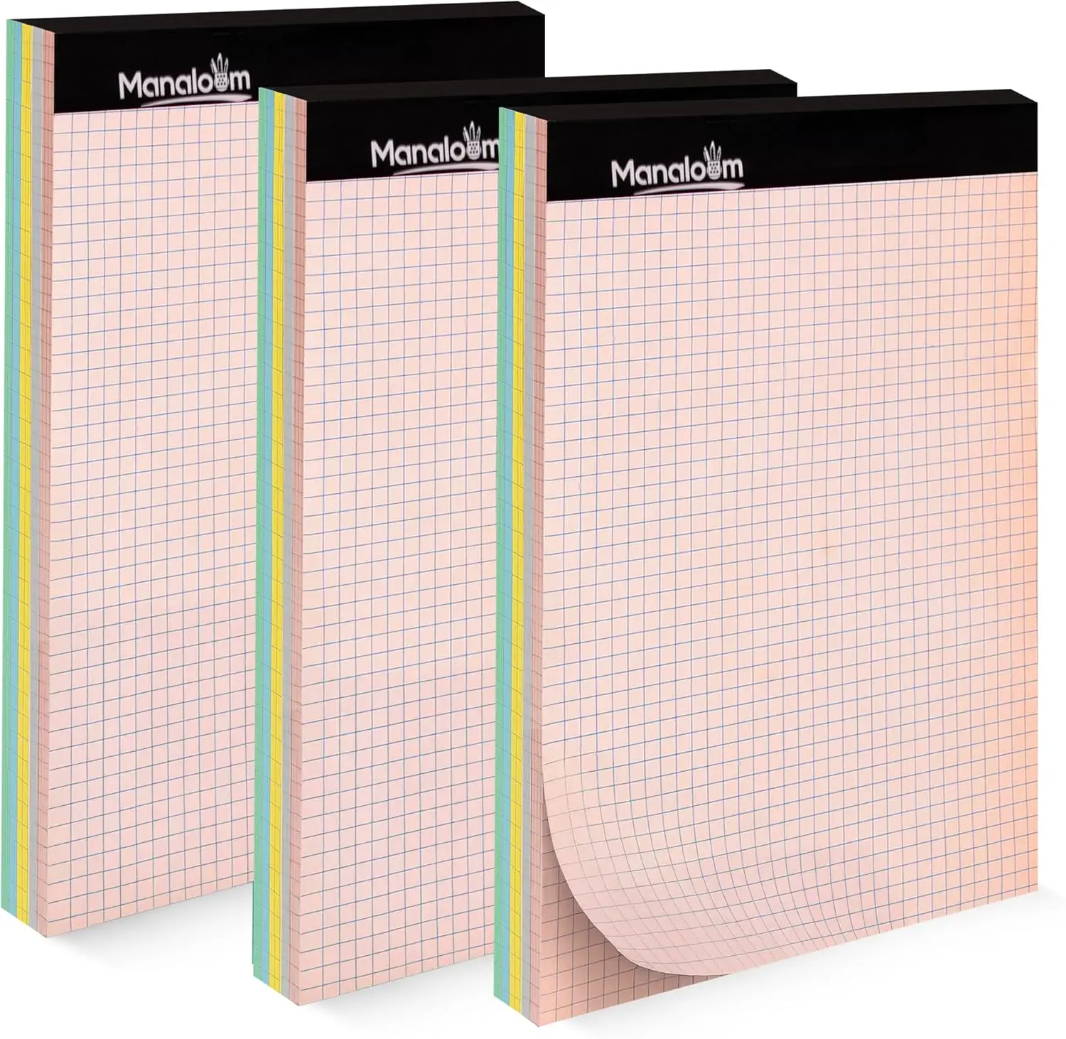 Graph Paper Pad 8.5x11 Inch 3 Pack 150 Sheets 4x4 Quad Ruled Grid Notebook with Perforated Pages for Math STEM School
Graph Paper Pad 8.5x11 Inch 3 Pack 150 Sheets 4x4 Quad Ruled Grid Notebook with Perforated Pages for Math STEM School