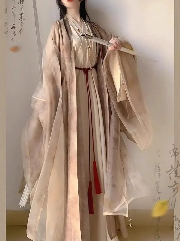 Elegant Hanfu Women's Straight Hem Long Sleeve Dance Costume Ancient Chinese Style Waist-Length Fairy Atmosphere Spring 2025
Elegant Hanfu Women's Straight Hem Long Sleeve Dance Costume Ancient Chinese Style Waist-Length Fairy Atmosphere Spring 2025