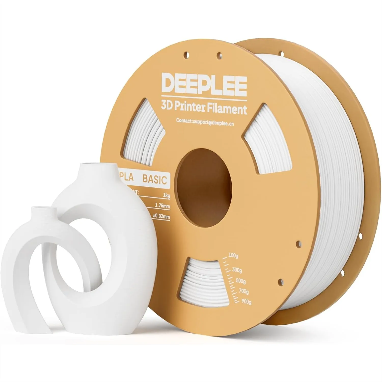 PLA Basic 1.75mm 3D Printer Filament Dimensional Accuracy +/- 0.02mm Neatly Wound No Clogging For Beginners Fits Most FDM 3D Printers 1KG White
PLA Basic 1.75mm 3D Printer Filament Dimensional Accuracy +/- 0.02mm Neatly Wound No Clogging For Beginners Fits Most FDM 3D Printers 1KG White
