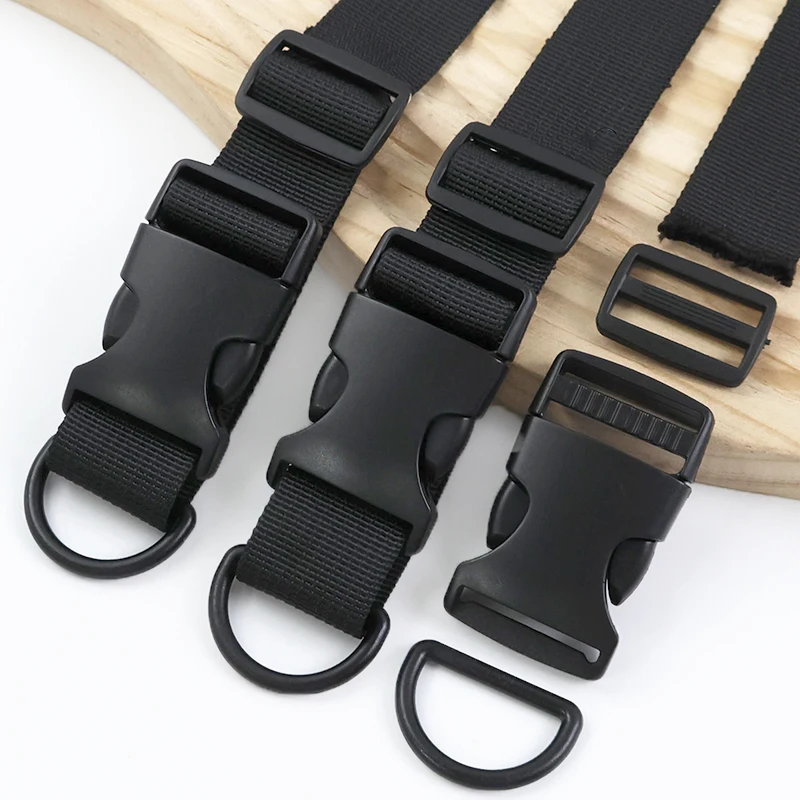 1-5Set Meetee 25mm Black D Ring Nylon Webbing Adjust Slider Dog Collar Quick Release Buckle Backpack Hook Strap Plastic Clasp
1-5Set Meetee 25mm Black D Ring Nylon Webbing Adjust Slider Dog Collar Quick Release Buckle Backpack Hook Strap Plastic Clasp