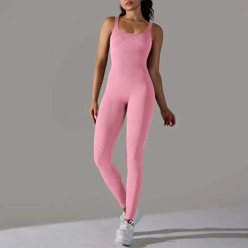 MIML Sports Jumpsuit Screw Thread Sleeveless Seamless Set Bodysuit Women Full Seasons Casual Fiess Sporty Playsuit
MIML Sports Jumpsuit Screw Thread Sleeveless Seamless Set Bodysuit Women Full Seasons Casual Fiess Sporty Playsuit