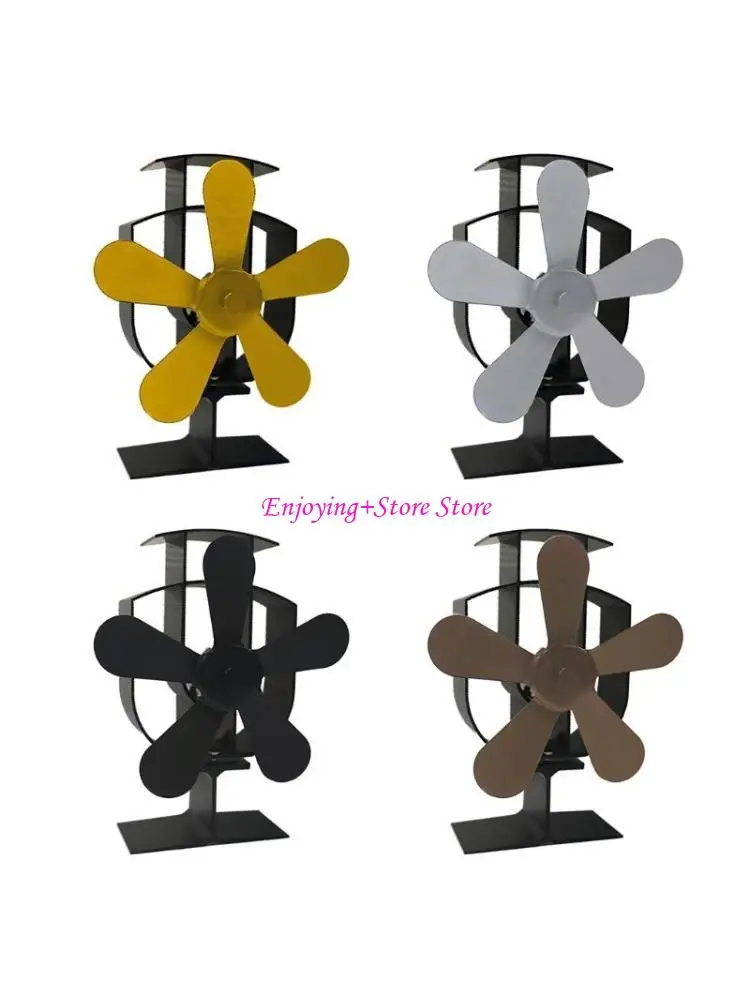 G6DA 5-Blade Heat Powered Stove Fan for Wood Log Eco Friendly Larger Air on Chimney for Wood Log for Burner Fireplace Qu
G6DA 5-Blade Heat Powered Stove Fan for Wood Log Eco Friendly Larger Air on Chimney for Wood Log for Burner Fireplace Qu