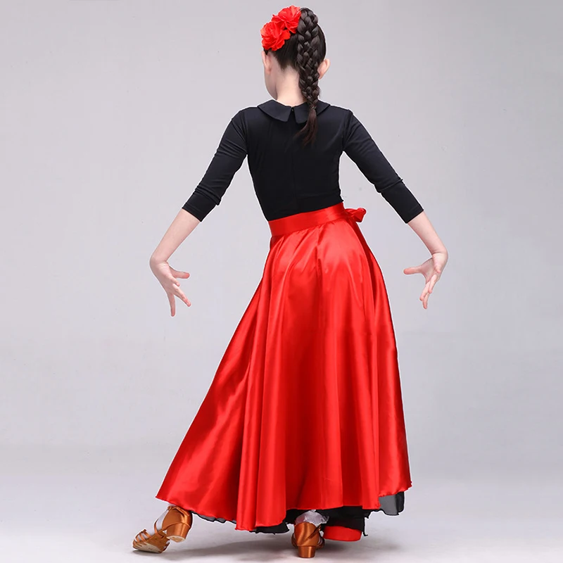 Red Smooth Spanish Flamenco Shawl Skirt Big Swing Polyester Belly Dance Costumes Ballroom Dance Performance Gypsy Women Skirt
Red Smooth Spanish Flamenco Shawl Skirt Big Swing Polyester Belly Dance Costumes Ballroom Dance Performance Gypsy Women Skirt