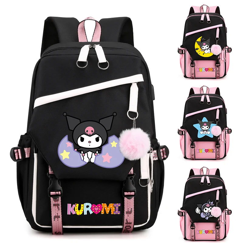 Anime Kuromi Backpack for Girl Boy Student Teenager Back To School Rucksack Cartoon Schoolbag Leisure Bag Women Mochilas Escolar
Anime Kuromi Backpack for Girl Boy Student Teenager Back To School Rucksack Cartoon Schoolbag Leisure Bag Women Mochilas Escolar