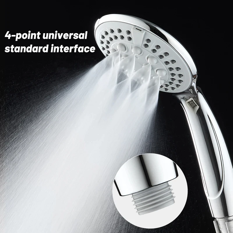 High Pressure Shower Head Water Saving 6 Modes Shower Heads Adjustable Water Massage Sprayer Bathroom Accessories
High Pressure Shower Head Water Saving 6 Modes Shower Heads Adjustable Water Massage Sprayer Bathroom Accessories