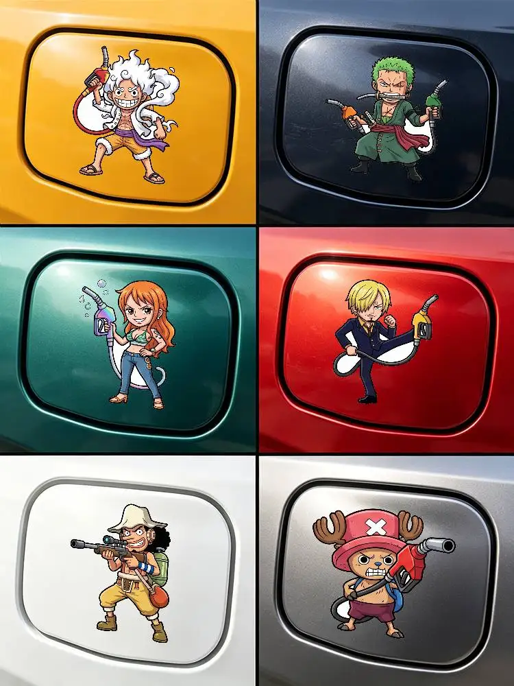 ONE PIECE LUFFY ZORO Car Fuel Tank Cap Warning Sticker Waterproof Vinyl Fuel Cap Decal
ONE PIECE LUFFY ZORO Car Fuel Tank Cap Warning Sticker Waterproof Vinyl Fuel Cap Decal