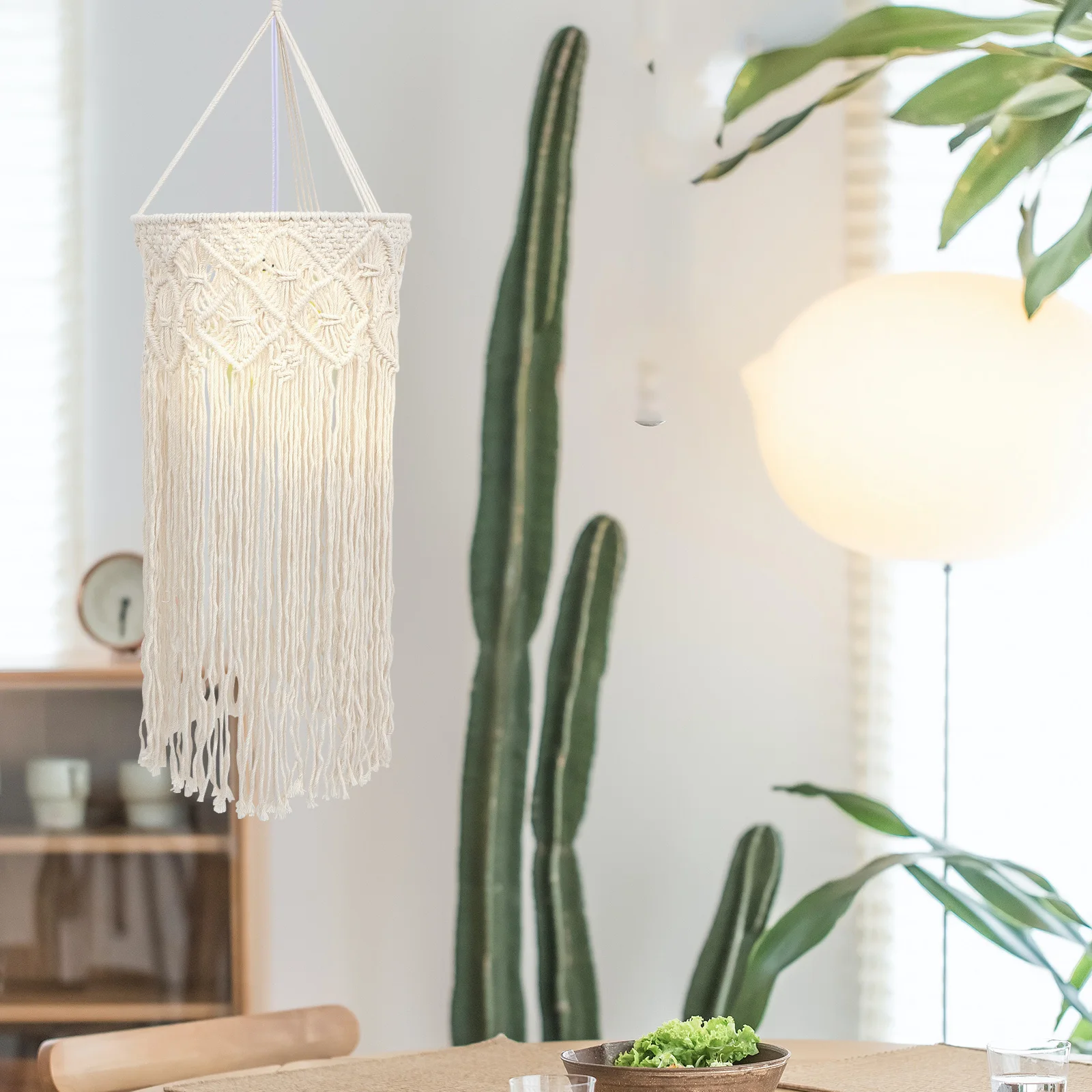 Woven Lampshade Lace Shades Household Rattan Chandelier Rustic for Hanging Cover of
Woven Lampshade Lace Shades Household Rattan Chandelier Rustic for Hanging Cover of