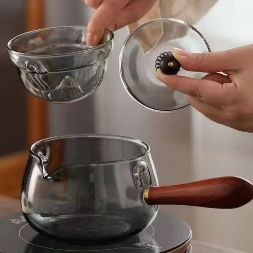 Glass 360 Degree Rotating Teapot Heat Resistant Large Boiling Teapot with Handle Transparent Brewing Teapot Tea Separation
Glass 360 Degree Rotating Teapot Heat Resistant Large Boiling Teapot with Handle Transparent Brewing Teapot Tea Separation