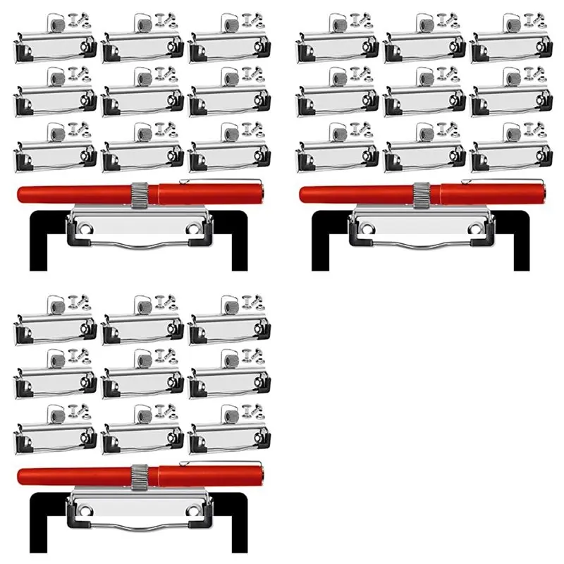 EYFL-42 Pack Mountable Clipboard Clips With Pen Holder Clipboard Clips Hardware Clipboard Clamp Hardware For Office School
EYFL-42 Pack Mountable Clipboard Clips With Pen Holder Clipboard Clips Hardware Clipboard Clamp Hardware For Office School