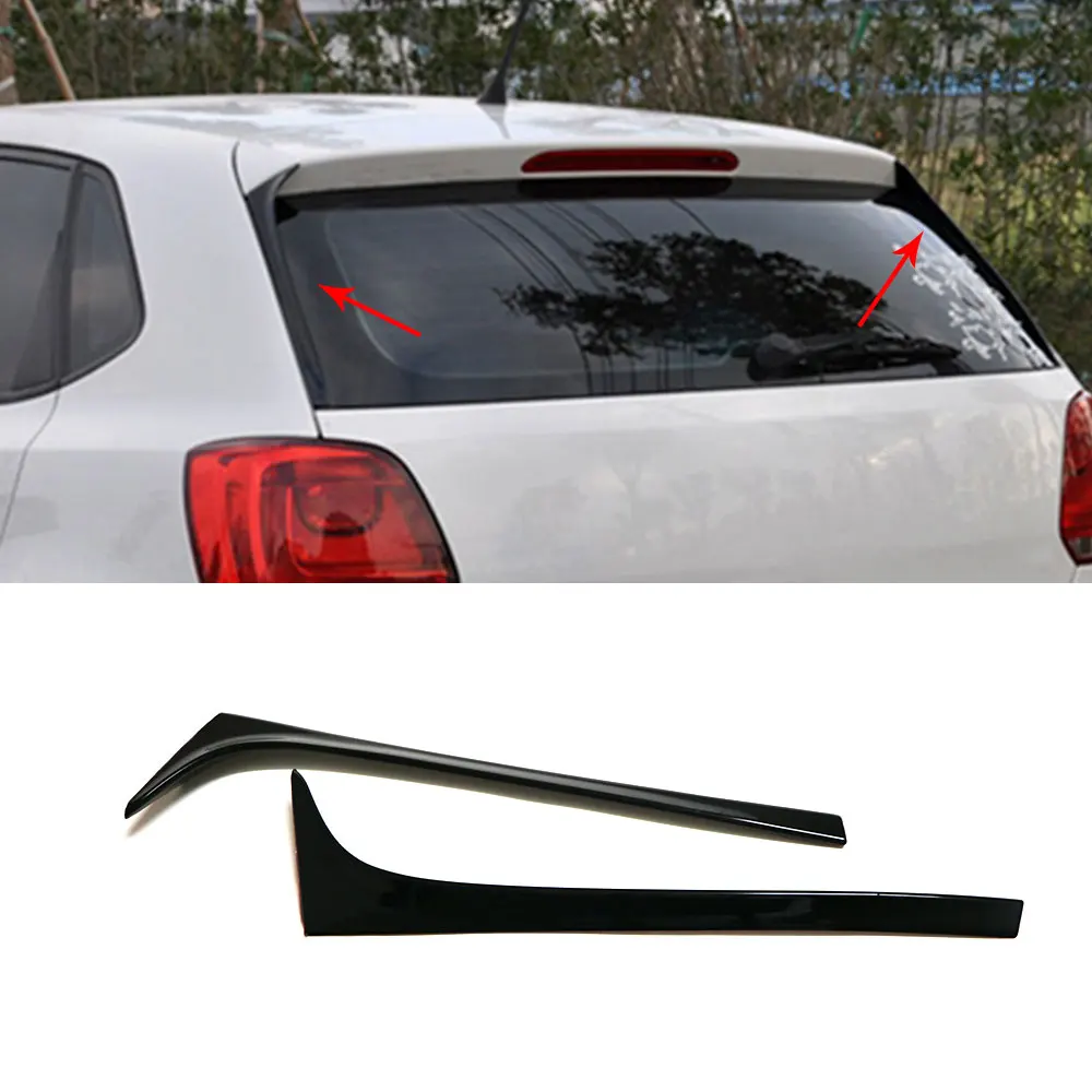 ABS Gloss Black Rear Window Wing Side Spoiler Winglet for Volkswagen Polo Standard 2011-2018 Not For GTI R Car Styling
ABS Gloss Black Rear Window Wing Side Spoiler Winglet for Volkswagen Polo Standard 2011-2018 Not For GTI R Car Styling