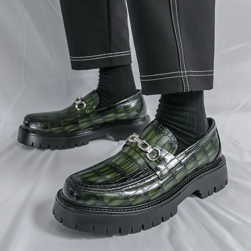 Large Size Men's Thick-soled Height-enhancing Big Toe Shoes 2025 Spring and Autumn New Men's Comfortable Business Leather Shoes
Large Size Men's Thick-soled Height-enhancing Big Toe Shoes 2025 Spring and Autumn New Men's Comfortable Business Leather Shoes