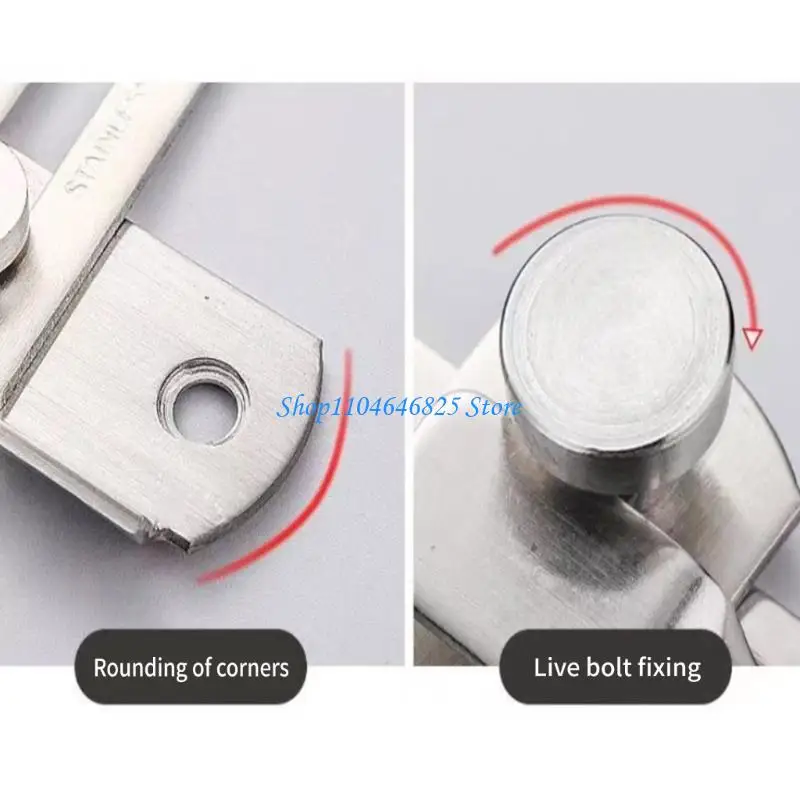 2Pcs Safety Door Lock 90/180 Degree Sliding Door Locks Privacy Door Bolt Lock for Outdoor, Garage, Window
2Pcs Safety Door Lock 90/180 Degree Sliding Door Locks Privacy Door Bolt Lock for Outdoor, Garage, Window