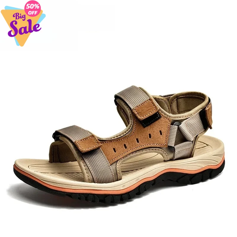 Sandals For Men Outdoor Fashion Summer Men Shoes Genuine Leather Non-slip Beach Slip-On Daily Footwear Men Sandals
Sandals For Men Outdoor Fashion Summer Men Shoes Genuine Leather Non-slip Beach Slip-On Daily Footwear Men Sandals