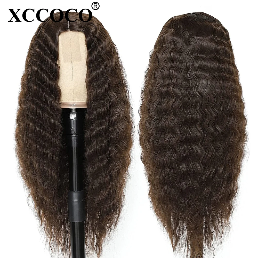 Synthetic Deep Wave Lace Wigs 28inch Long Deep Curly Blonde Wigs For Black Womens T Part Lace Wig Ginger Oranger 99j Colors
Synthetic Deep Wave Lace Wigs 28inch Long Deep Curly Blonde Wigs For Black Womens T Part Lace Wig Ginger Oranger 99j Colors