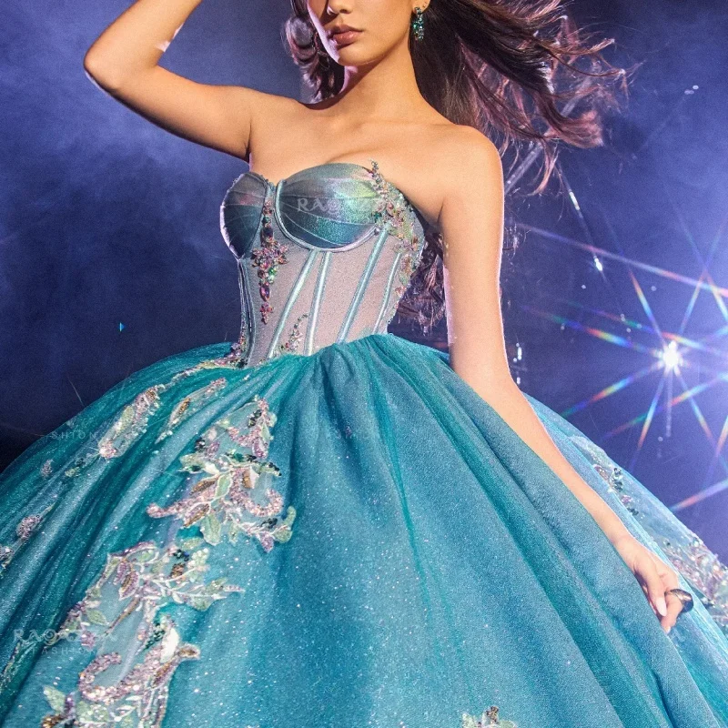 Синие блестящие платья принцессы Quinceanera с открытыми плечами и аппликацией из кружева и бусин, тюлевой корсет, милое платье 16, бальное платье Vestidos 15 De
Синие блестящие платья принцессы Quinceanera с открытыми плечами и аппликацией из кружева и бусин, тюлевой корсет, милое платье 16, бальное платье Vestidos 15 De