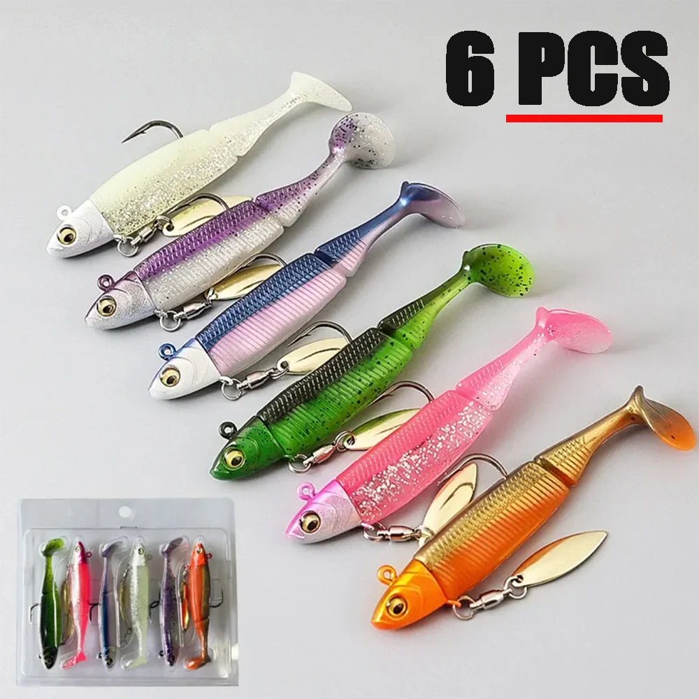6 шт. мягкая приманка Luya 9 см 15 г ультра легкая светящаяся поддельная приманка для плавания для морской рыбалки
6 шт. мягкая приманка Luya 9 см 15 г ультра легкая светящаяся поддельная приманка для плавания для морской рыбалки