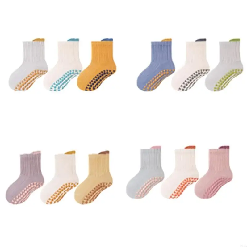D0LA Infant Cotton Socks Baby Ankle Socks Toddlers Grippy Socks Grip Socks with Anti Skid Soles for Girls Boys 0-6 Years
D0LA Infant Cotton Socks Baby Ankle Socks Toddlers Grippy Socks Grip Socks with Anti Skid Soles for Girls Boys 0-6 Years