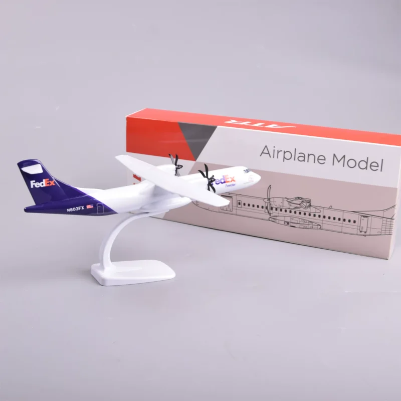 1:100 Scale 28 cm Diecast Resin Model Fedex ATR72-600 Cargo Aircraft Airplane With Base Propeller Assemble Collection Display
1:100 Scale 28 cm Diecast Resin Model Fedex ATR72-600 Cargo Aircraft Airplane With Base Propeller Assemble Collection Display