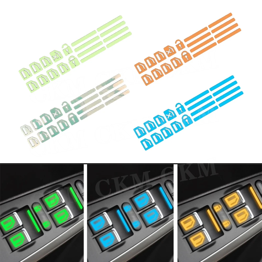 1set Car Windows Control Panel Luminous Decals Door Window Lift Switch Decoration Car Interior Sticker Auto Accessories
1set Car Windows Control Panel Luminous Decals Door Window Lift Switch Decoration Car Interior Sticker Auto Accessories