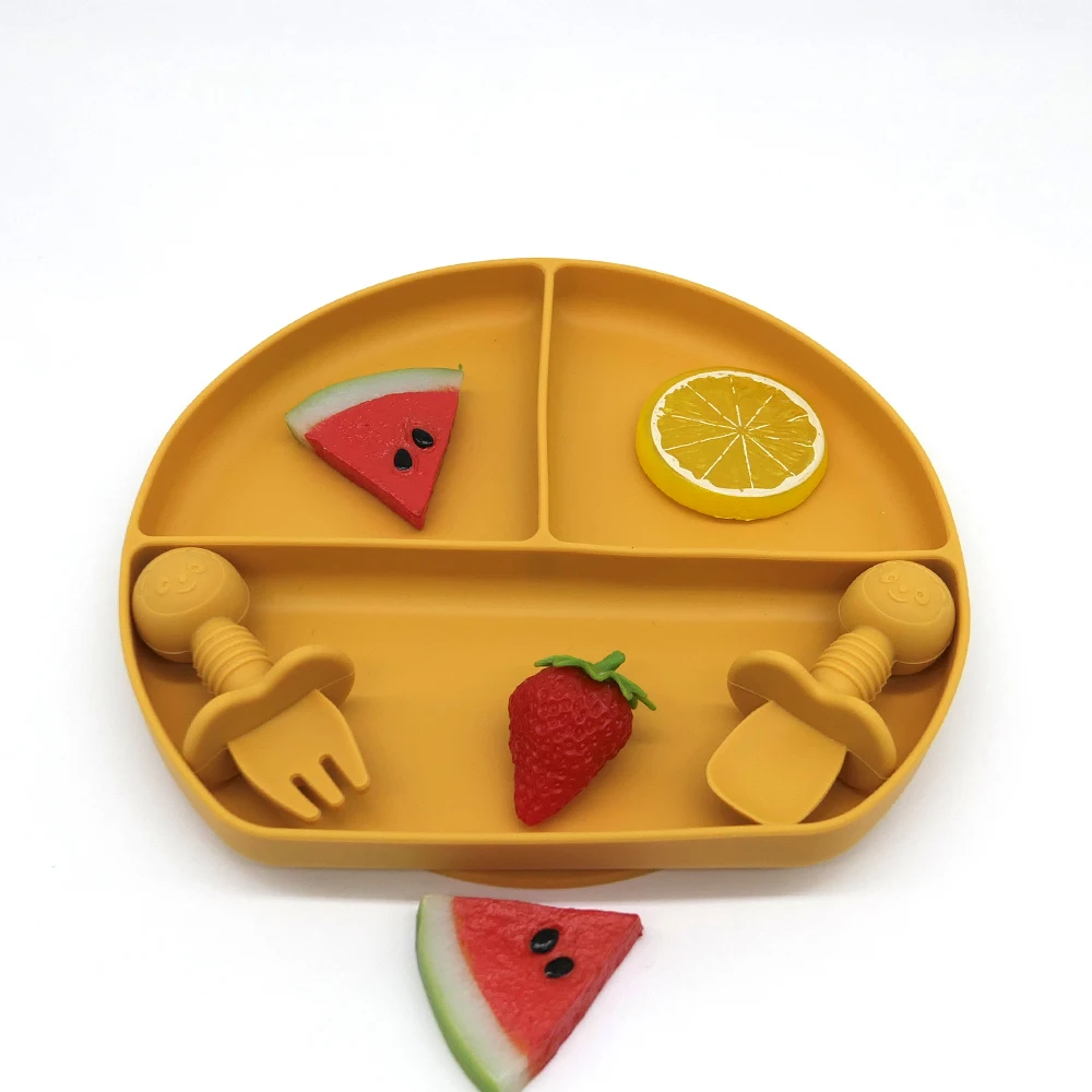 BPA Free Solid Color Dishes Children Dishes Suction Plates Silicone Baby Dining Plate For Toddlers Baby Training Feeding Bowl
BPA Free Solid Color Dishes Children Dishes Suction Plates Silicone Baby Dining Plate For Toddlers Baby Training Feeding Bowl