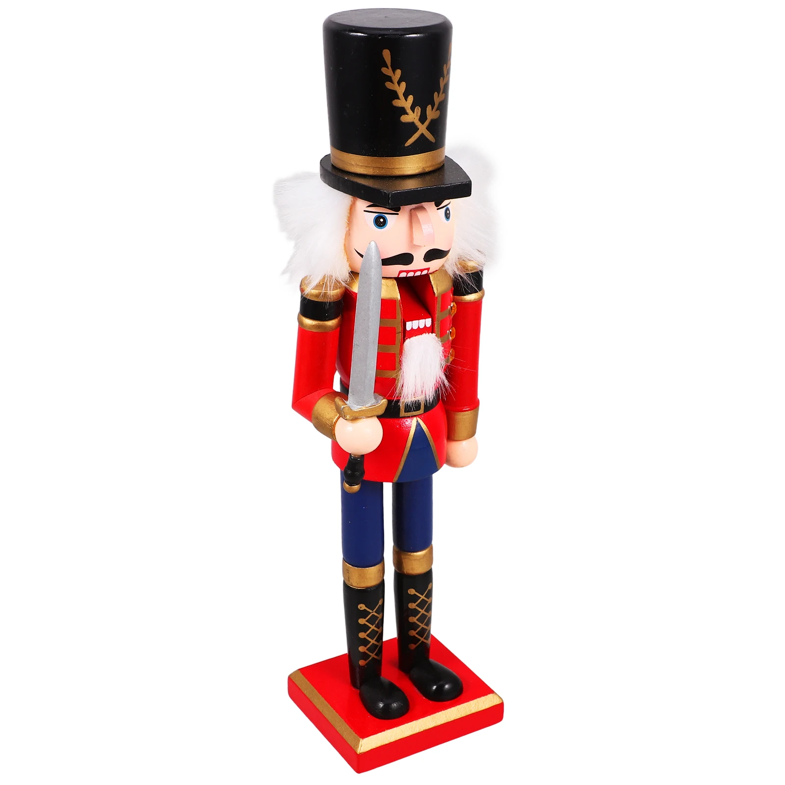 Nutcracker Ornament Table Decor Decorative Nutcrackers Desktop Statue Wood Decorations Man Soldier
Nutcracker Ornament Table Decor Decorative Nutcrackers Desktop Statue Wood Decorations Man Soldier