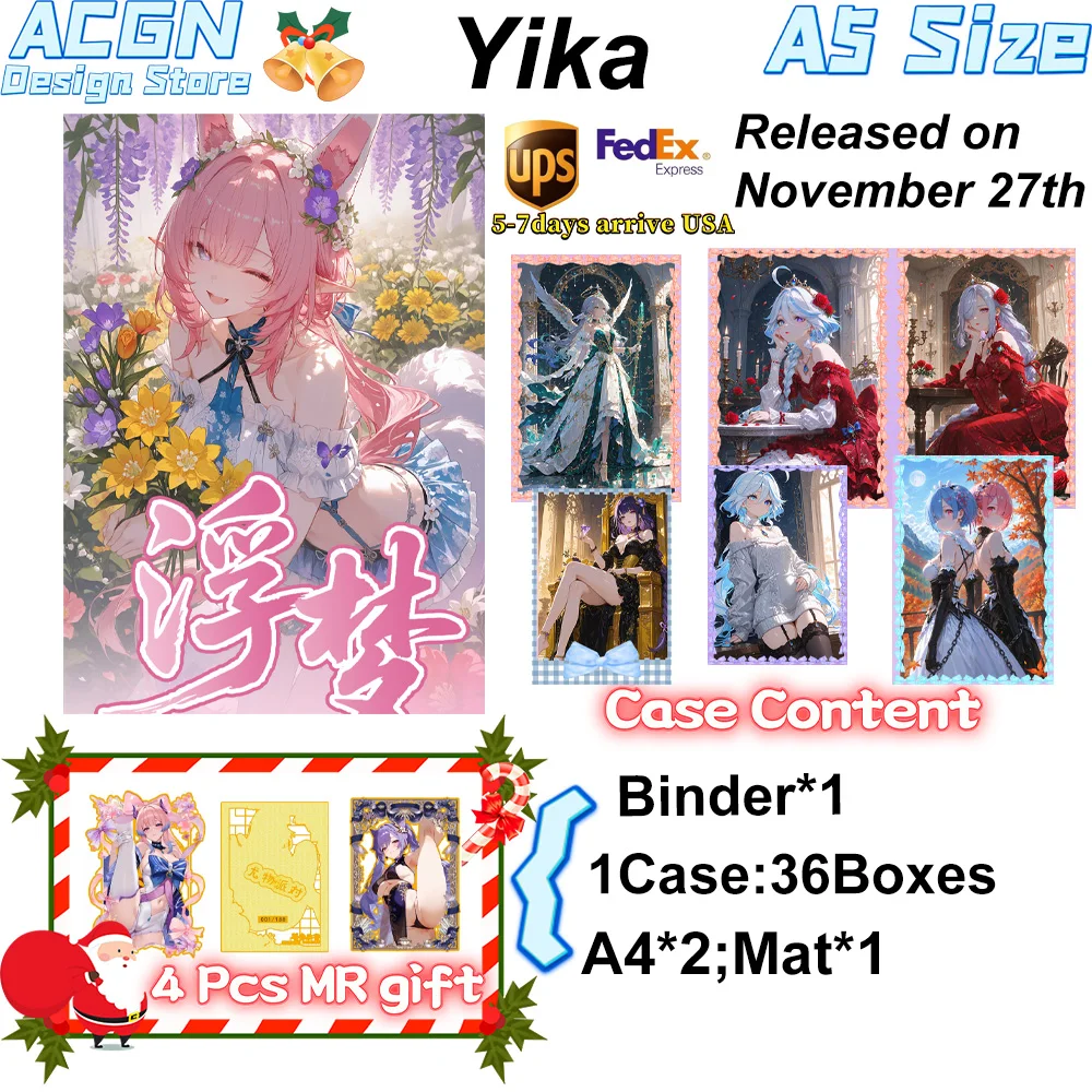 2025 Newest Talking Card Cultural Floating Dream First Shot A5 Size Anime Palying Trading Collection Cards Waifu Cards Goddess
2025 Newest Talking Card Cultural Floating Dream First Shot A5 Size Anime Palying Trading Collection Cards Waifu Cards Goddess