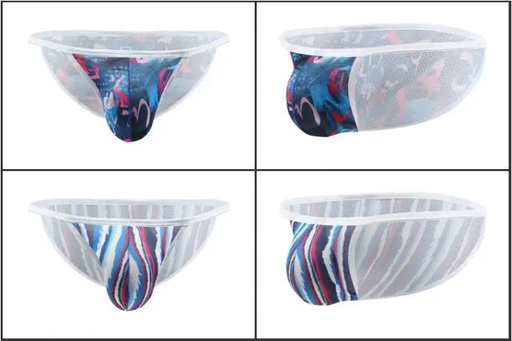 Men Low Rise High Cut Briefs Cartoon Printed Mesh Breathable U Convex Pouch Sexy Trendy Male Underwear
Men Low Rise High Cut Briefs Cartoon Printed Mesh Breathable U Convex Pouch Sexy Trendy Male Underwear