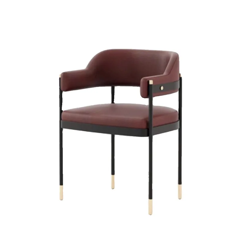 Light luxury minimalist hotel chair postmodern restaurant with armrests
Light luxury minimalist hotel chair postmodern restaurant with armrests