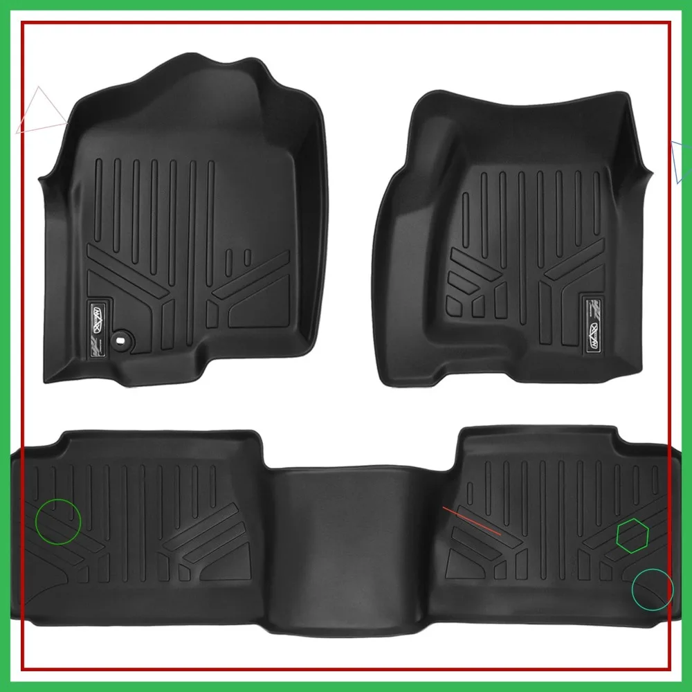 Комплект напольных ковриков (2 ряда) для Chevrolet Silverado 1500 1999-2006 годов выпуска
Комплект напольных ковриков (2 ряда) для Chevrolet Silverado 1500 1999-2006 годов выпуска