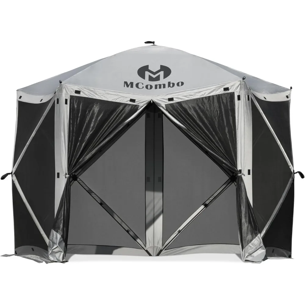 10x10ft 5-Sided Pop-Up Gazebo Tent Only, Screened Outdoor Shelter with Netting, Quick Setup Patio Pavilion, No Wind Panels Incl
10x10ft 5-Sided Pop-Up Gazebo Tent Only, Screened Outdoor Shelter with Netting, Quick Setup Patio Pavilion, No Wind Panels Incl