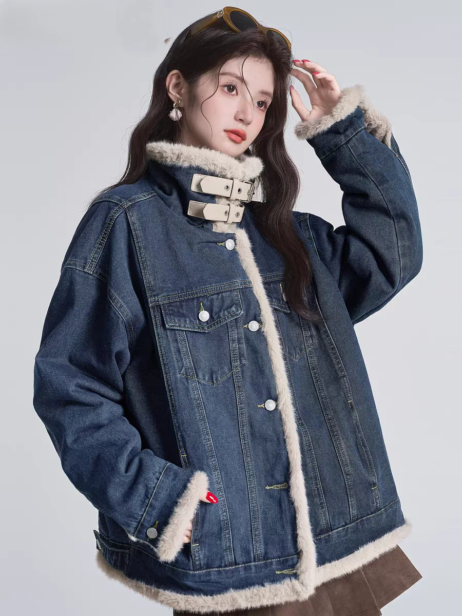Джинсовые пальто для женщин с лацканами и длинными розовыми рукавами, женские меховые плюшевые женские осенние пальто с капюшоном и надрезом во французском стиле, городские Y2K
Джинсовые пальто для женщин с лацканами и длинными розовыми рукавами, женские меховые плюшевые женские осенние пальто с капюшоном и надрезом во французском стиле, городские Y2K