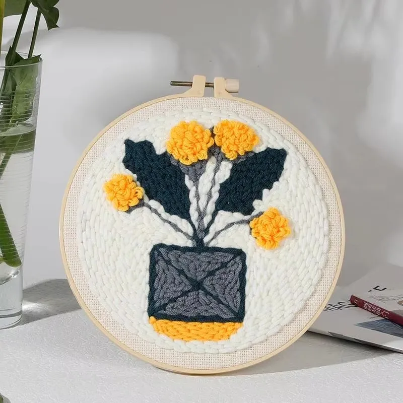 Punch Needle Embroidery Starter Kits for Adults Beginners Floral Pattern Punch Needle Kit Sewing Handmade Diy Embroidery Poke
Punch Needle Embroidery Starter Kits for Adults Beginners Floral Pattern Punch Needle Kit Sewing Handmade Diy Embroidery Poke