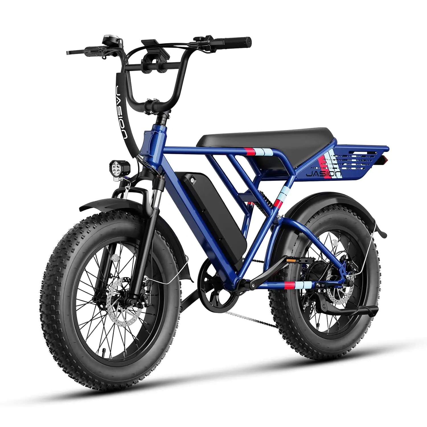 2000W 30MPH Electric Dirt Bike 48V 13AH Battery 70 Miles Range 20'' X 4'' Fat Tire All-Terrain E-Bike for Adults, Customized
2000W 30MPH Electric Dirt Bike 48V 13AH Battery 70 Miles Range 20'' X 4'' Fat Tire All-Terrain E-Bike for Adults, Customized