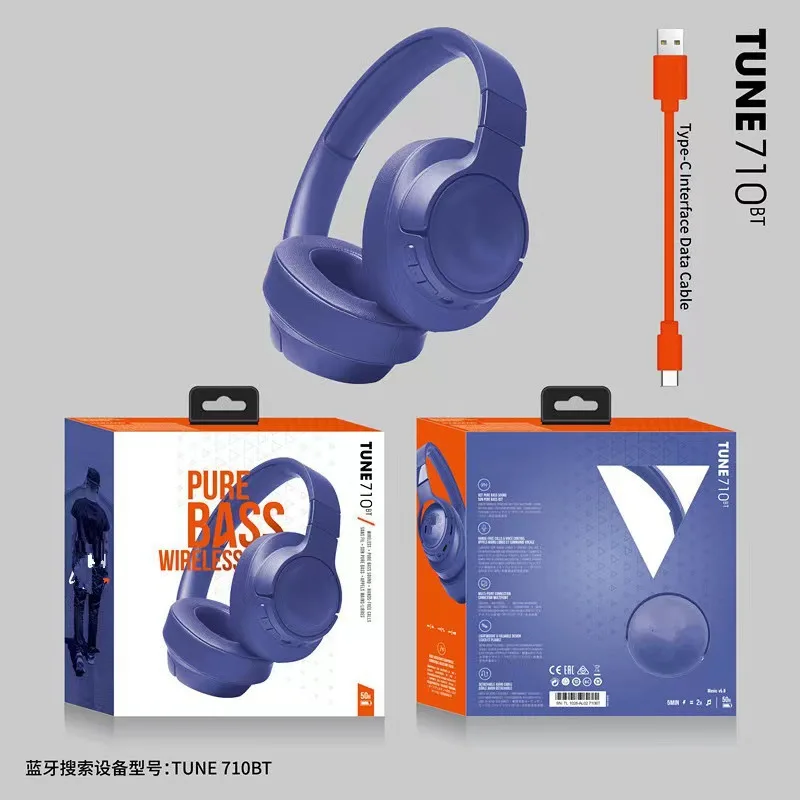 New TUNE710BT Head mounted Bluetooth Earphones Stereo Foreign Trade Music Sports Bluetooth Earphones
New TUNE710BT Head mounted Bluetooth Earphones Stereo Foreign Trade Music Sports Bluetooth Earphones