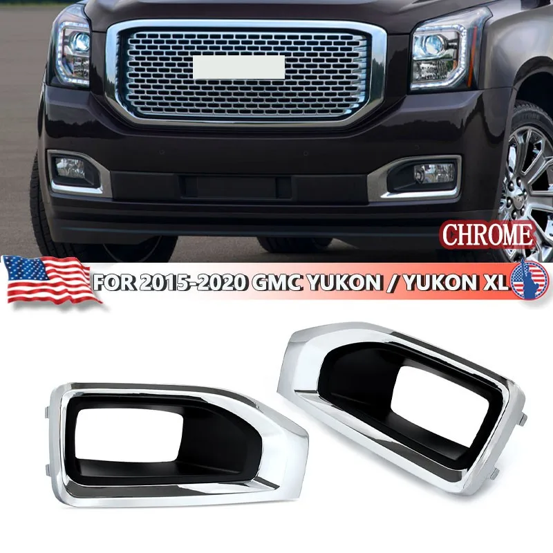 Pair Fog Light Cap For GMC Yukon Yukon XL SLT Sport 4-Door 2015 2016 2017 2018 2019 2020 Chrome Front Fog Light Bezel Cover Trim
Pair Fog Light Cap For GMC Yukon Yukon XL SLT Sport 4-Door 2015 2016 2017 2018 2019 2020 Chrome Front Fog Light Bezel Cover Trim