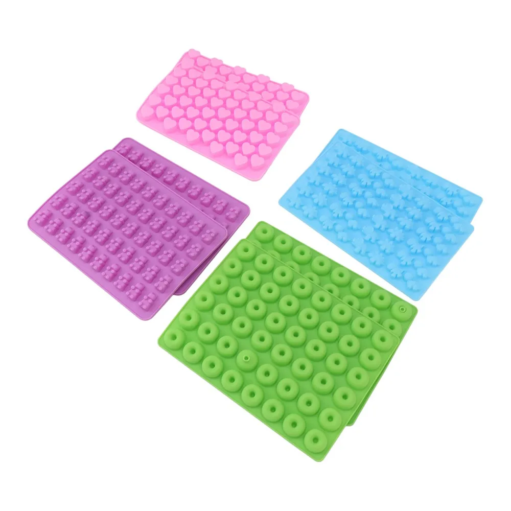 Food Grade Silicone Silicone Candy Mold Reusable Heat Resistant Chocolate Mold 4 Shapes Multi Cavity DIY Baking Mold
Food Grade Silicone Silicone Candy Mold Reusable Heat Resistant Chocolate Mold 4 Shapes Multi Cavity DIY Baking Mold