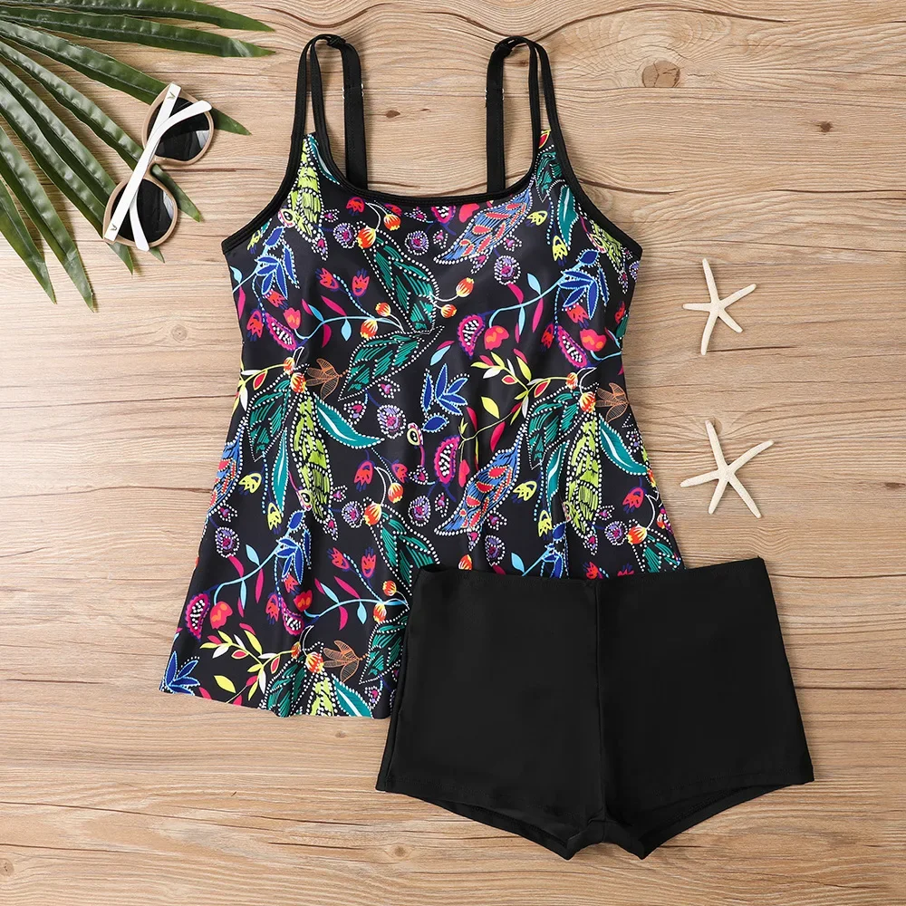 Женский танкини размера XL, комплект из двух предметов, танкини, купальники с цветочным принтом, купальные костюмы, женская летняя пляжная одежда с высокой талией
Женский танкини размера XL, комплект из двух предметов, танкини, купальники с цветочным принтом, купальные костюмы, женская летняя пляжная одежда с высокой талией