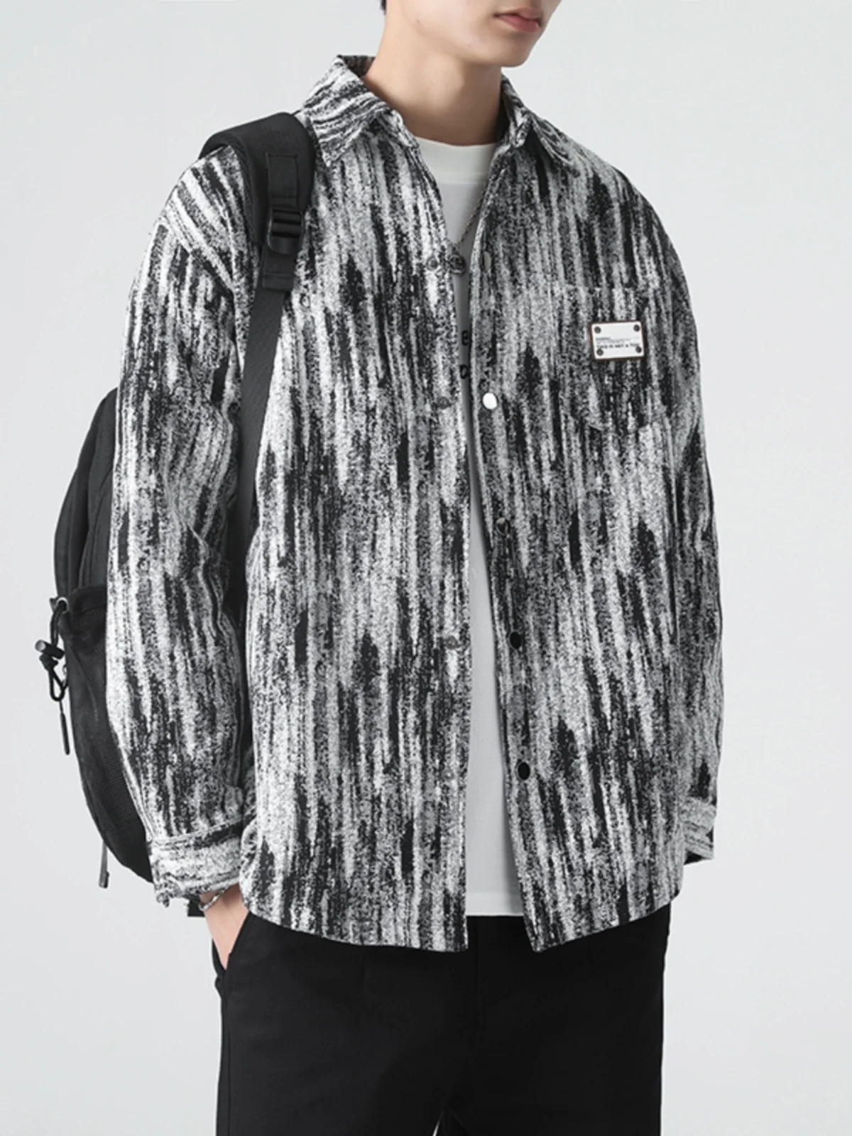 Vintage Men's Denim Jaet Autumn Season Couple Sle Waed Dyed American High Street Workwear Jaet Youth Faion Trend
Vintage Men's Denim Jaet Autumn Season Couple Sle Waed Dyed American High Street Workwear Jaet Youth Faion Trend