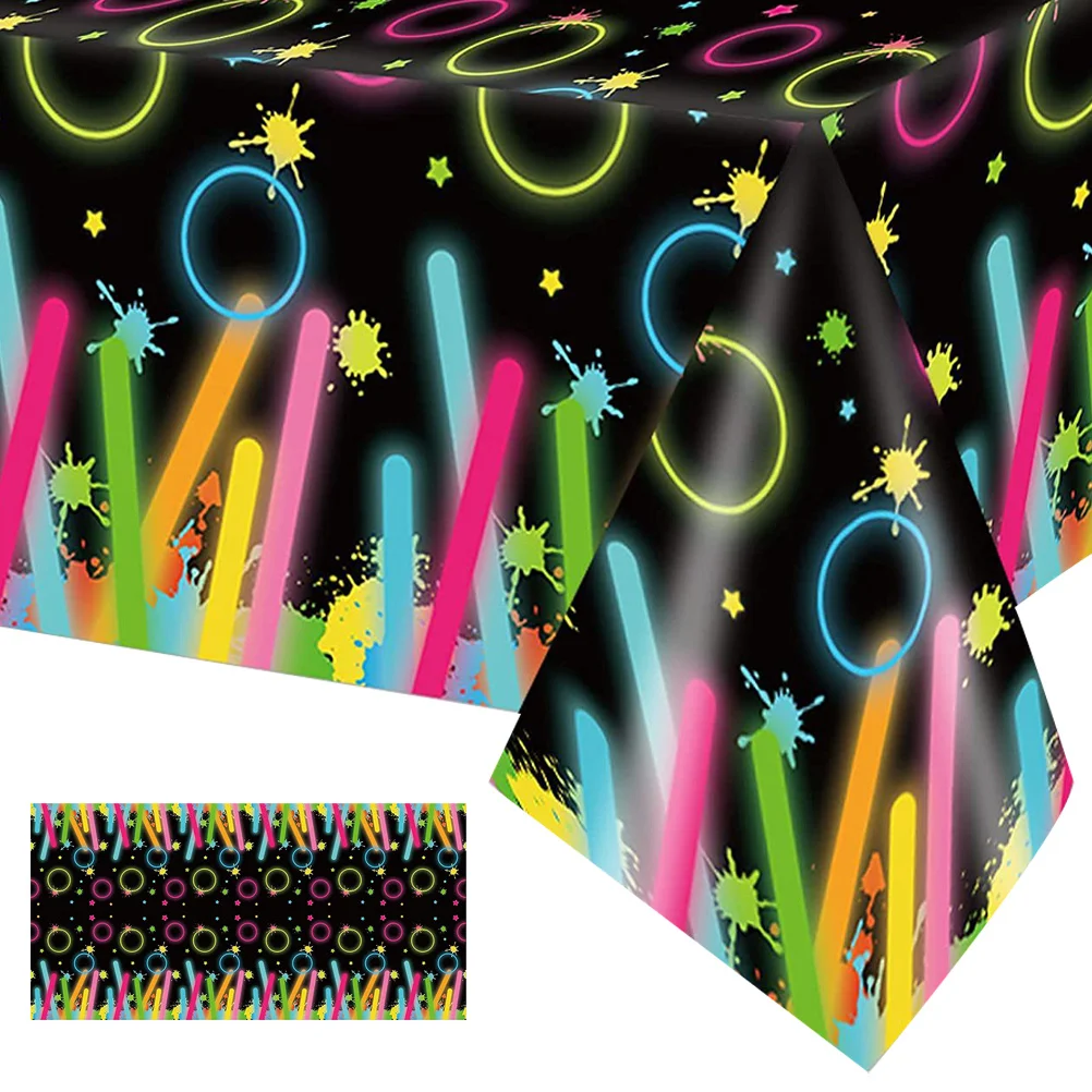 Party Tablecloth Fluorescent Bar Pattern Disposable Lightweight Table Cover for Birthday Wedding Baby Shower Celebration
Party Tablecloth Fluorescent Bar Pattern Disposable Lightweight Table Cover for Birthday Wedding Baby Shower Celebration