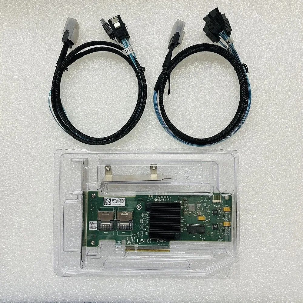 LSI SAS 9210-8i 8-портовая плата контроллера PCIe RAID SATA 6 Гбит/с + 2 шт. кабеля SFF-8087
LSI SAS 9210-8i 8-портовая плата контроллера PCIe RAID SATA 6 Гбит/с + 2 шт. кабеля SFF-8087
