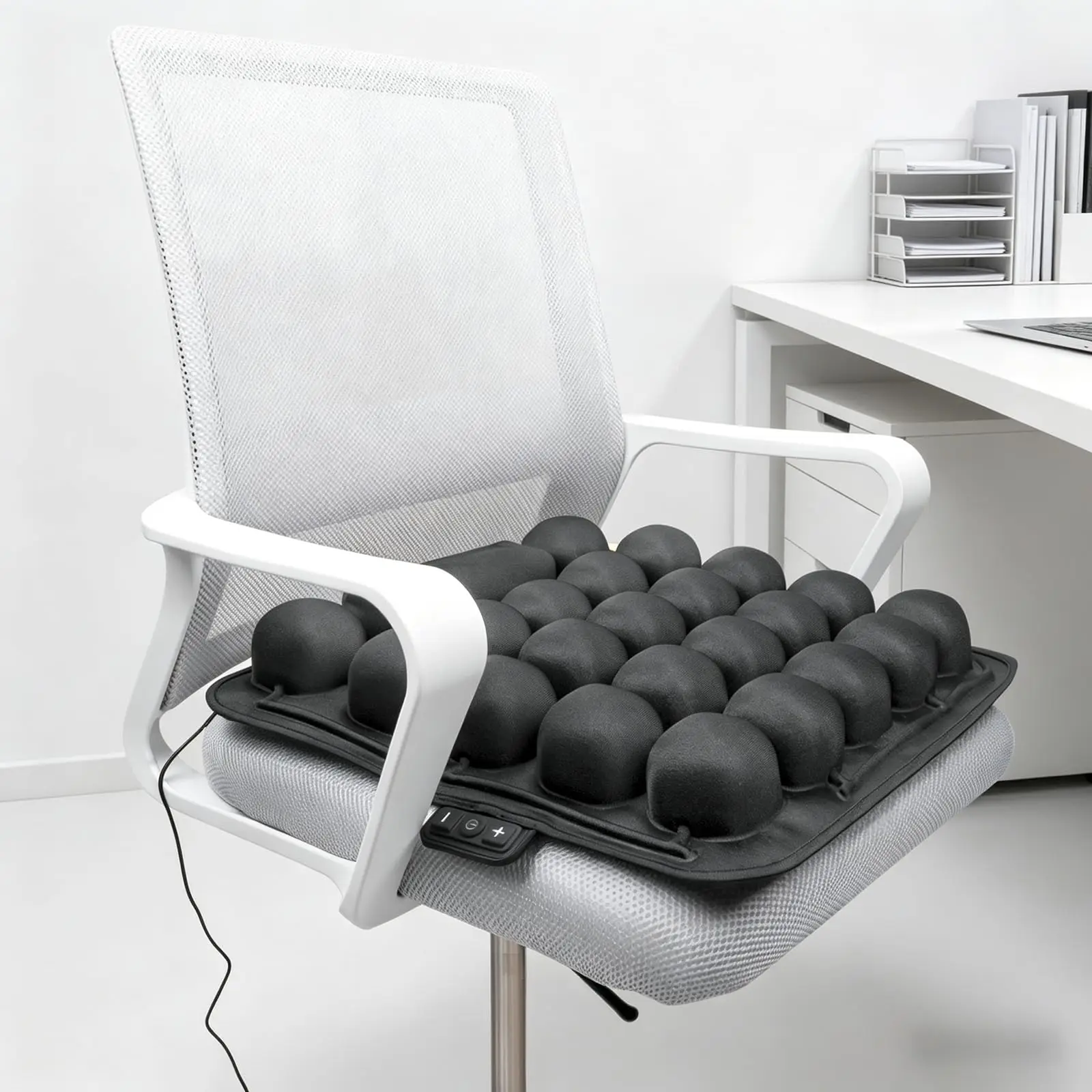 Auto Inflating Seat Cushion With Dynamic Air Cells For Office Chair Car Travel
Auto Inflating Seat Cushion With Dynamic Air Cells For Office Chair Car Travel