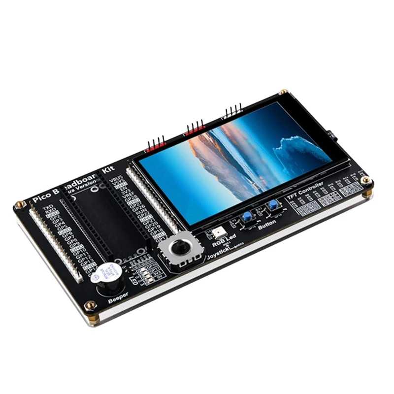 Touch Screen Module Kit For Raspberry Pi Pico/Pico W Expansion Board Module 3.5-Inch IPS TFT Screen LED Indicator Kit-AU32
Touch Screen Module Kit For Raspberry Pi Pico/Pico W Expansion Board Module 3.5-Inch IPS TFT Screen LED Indicator Kit-AU32
