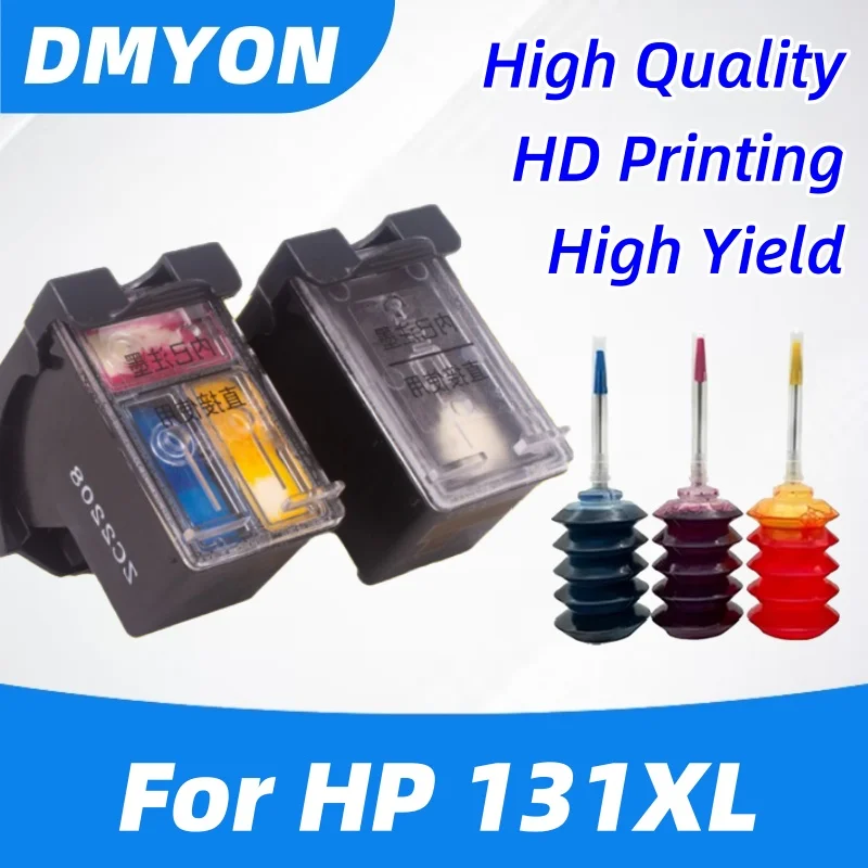 131 135 XL Ink Cartridge Compatible for HP 131XL 135XL PhotoSmart C3140 C3150 C3170 C3173 C3175 C3180 C3183 C3185 Color Printer
131 135 XL Ink Cartridge Compatible for HP 131XL 135XL PhotoSmart C3140 C3150 C3170 C3173 C3175 C3180 C3183 C3185 Color Printer