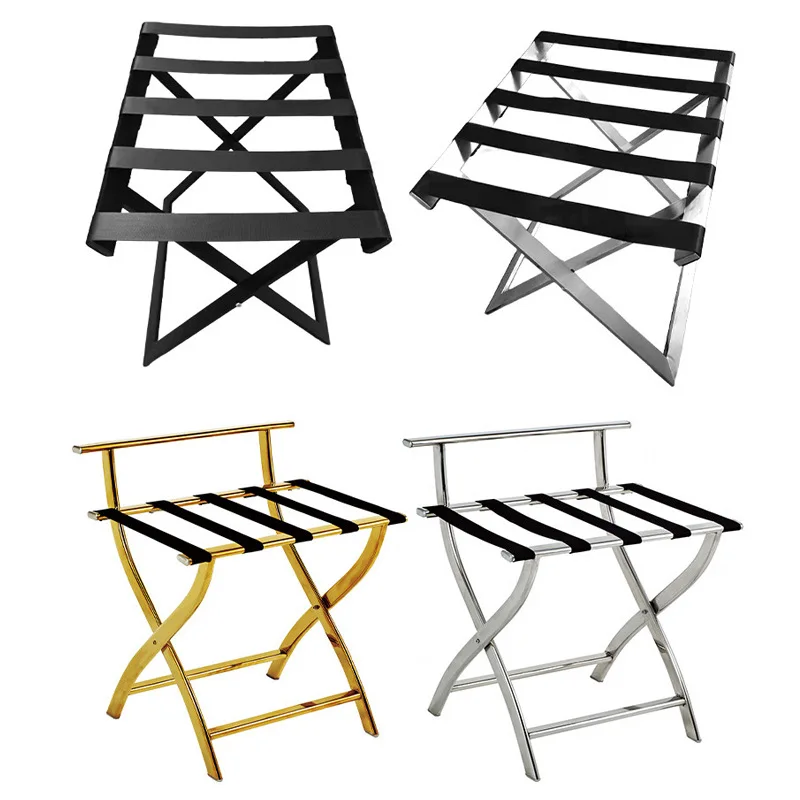Factory Hotel Stainless Steel Luggage Rack Guest Room Bedroom Luggage Rack Foldable Rack رف أمتعة فندق Напольная Вешалка Дерев
Factory Hotel Stainless Steel Luggage Rack Guest Room Bedroom Luggage Rack Foldable Rack رف أمتعة فندق Напольная Вешалка Дерев