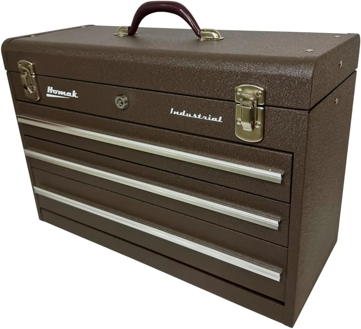 Industrial 20-Inch 3-Drawer Friction Toolbox, Brown Wrinkle Powder Coat, BW00203200
Industrial 20-Inch 3-Drawer Friction Toolbox, Brown Wrinkle Powder Coat, BW00203200