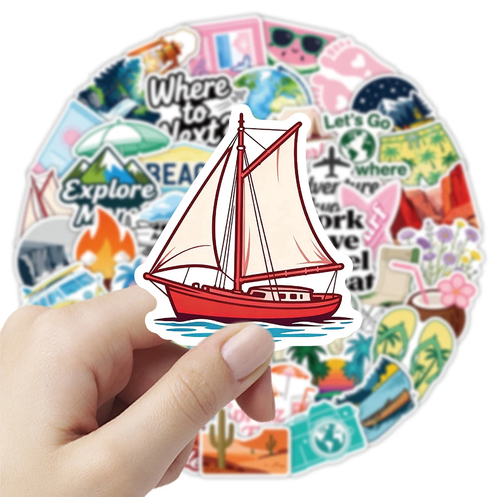 10/30/50pcs Cartoon Outdoor Travel Aesthetic Stickers Hiking Camping Scenery Sticker Laptop Phone Diary Helmet Decals Wholesale
10/30/50pcs Cartoon Outdoor Travel Aesthetic Stickers Hiking Camping Scenery Sticker Laptop Phone Diary Helmet Decals Wholesale