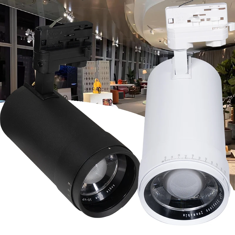 LED 35W 2in1 4 Wires Track Light COB Indoor High brightness Spotlight 10° - 60° Manual Zoom 2700K - 6500K Rail Spot Lights
LED 35W 2in1 4 Wires Track Light COB Indoor High brightness Spotlight 10° - 60° Manual Zoom 2700K - 6500K Rail Spot Lights