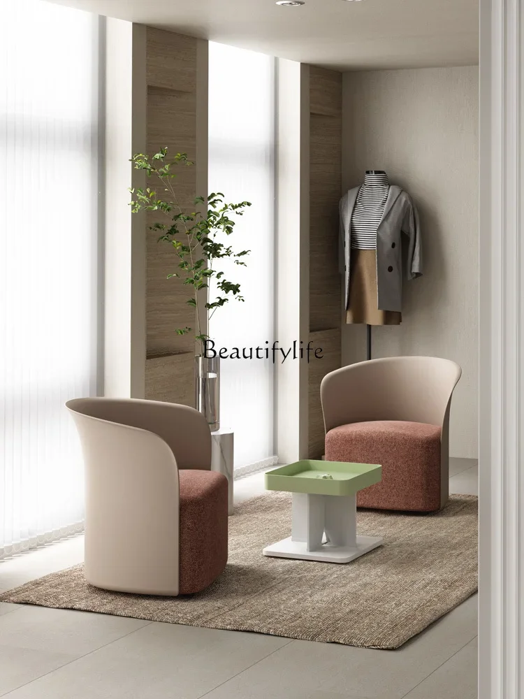 Sofa chair reception reception front desk lounge area booth to negotiate creative makeup chair
Sofa chair reception reception front desk lounge area booth to negotiate creative makeup chair