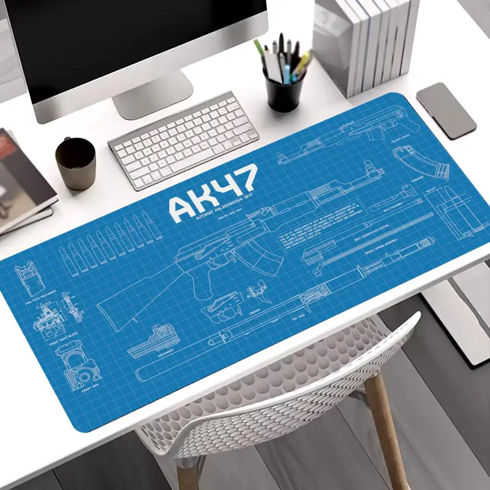 XXL large mouse pad AK blue game desk pad computer notebook office supplies American style mousepads gaming stuff pc accessories
XXL large mouse pad AK blue game desk pad computer notebook office supplies American style mousepads gaming stuff pc accessories