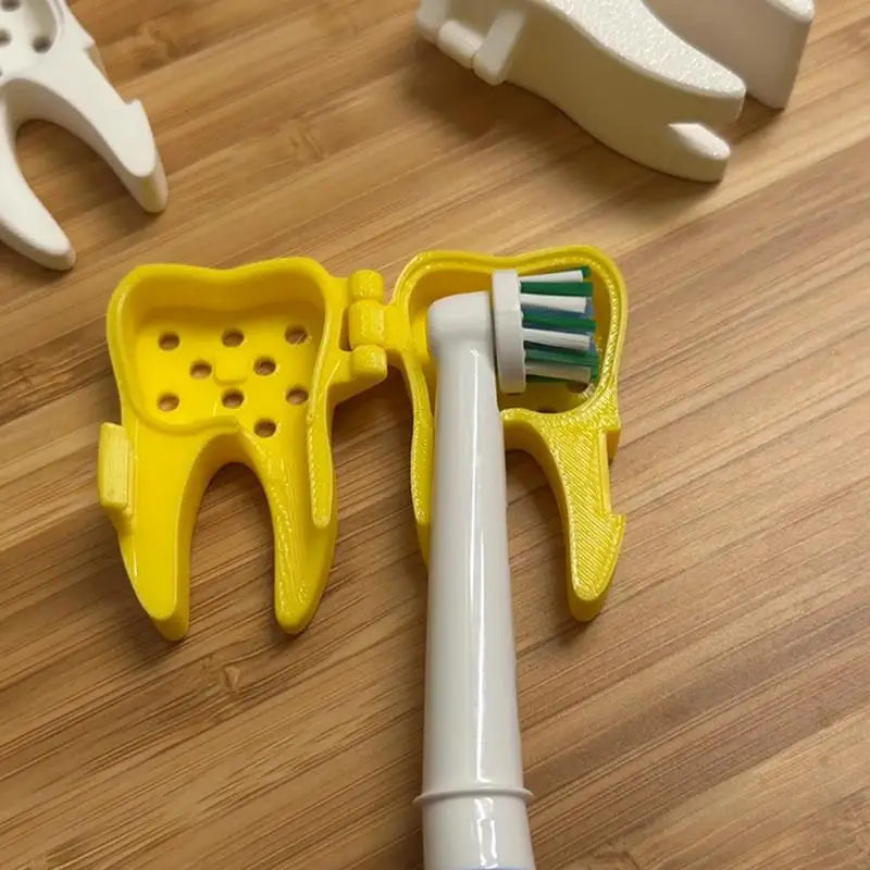 Tooth Shaped 1Pcs 3D Printed Protective Cover Dust Proof for Toothbrush Head Travel Case Dental Storage Box for School Dorm Life
Tooth Shaped 1Pcs 3D Printed Protective Cover Dust Proof for Toothbrush Head Travel Case Dental Storage Box for School Dorm Life